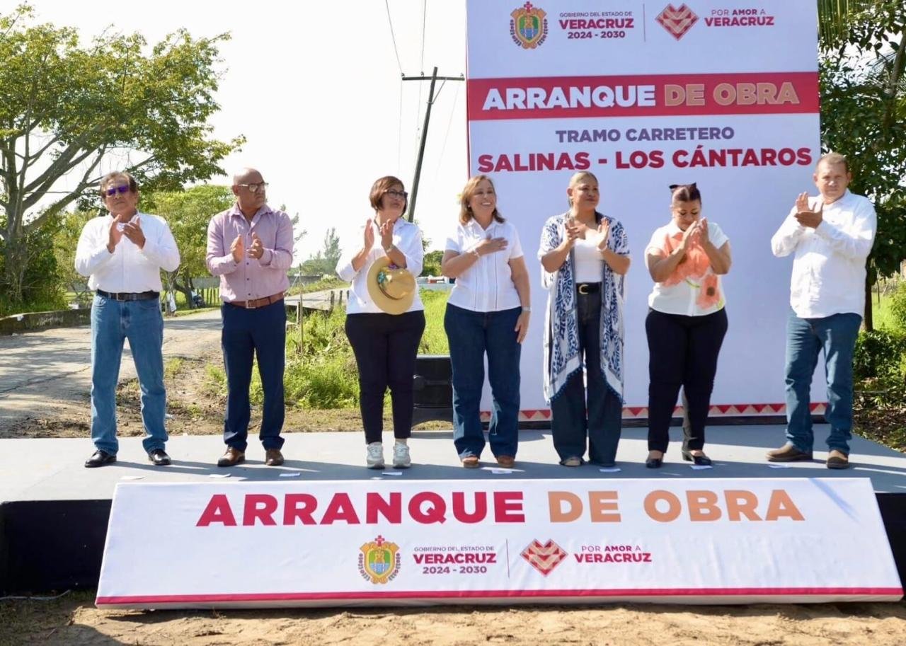 Cumple Rocío Nahle y arranca rehabilitación del camino Salinas–Los Cántaros Cumple Rocío Nahle y arranca rehabilitación del camino Salinas–Los Cántaros