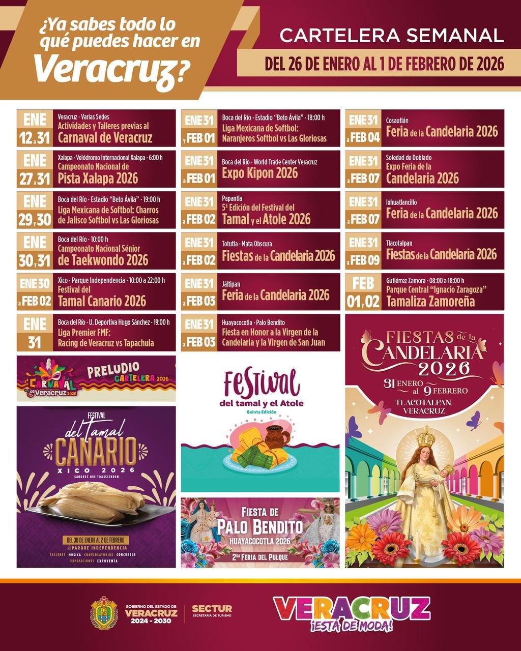 Planea tu visita; Veracruz te espera con una amplia agenda de actividades Planea tu visita; Veracruz te espera con una amplia agenda de actividades