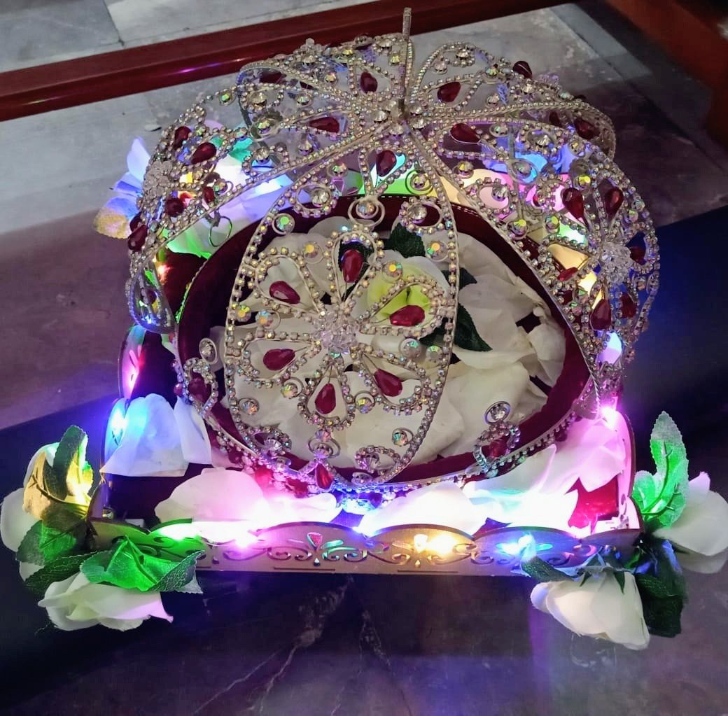 Roban la corona de Cristo Rey, en parroquia de Huatusco Roban la corona de Cristo Rey, en parroquia de Huatusco