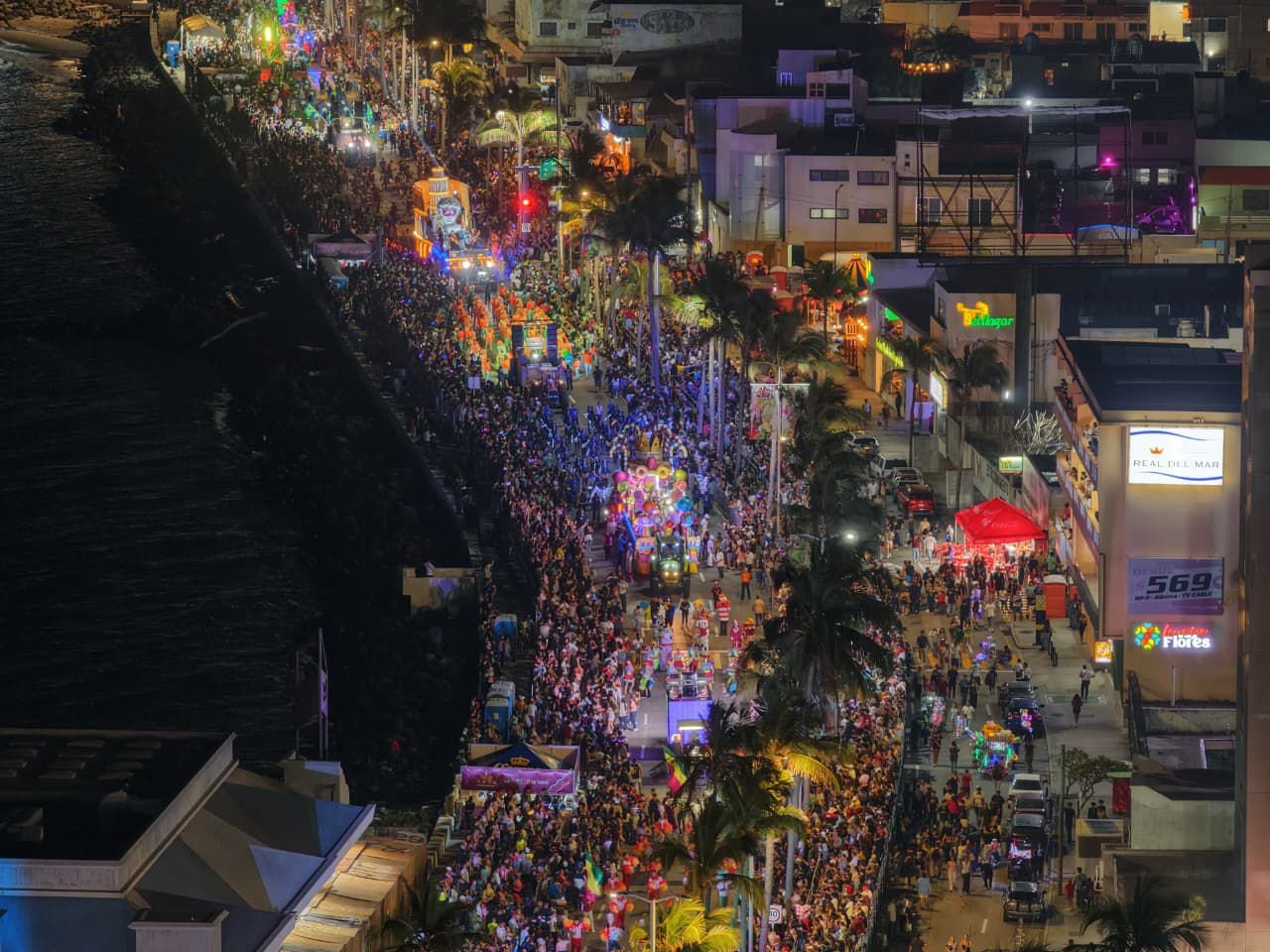 250 mil personas en un solo día del Carnaval de Veracruz 2026
