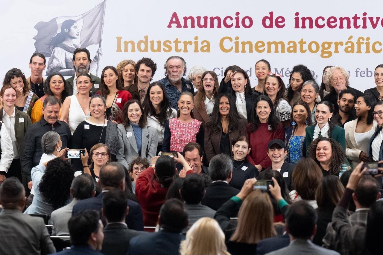 Presidenta anuncia Plan Integral de Apoyo al Cine Nacional; incluye un incentivo fiscal de 30% del ISR a proyectos realizados en el país