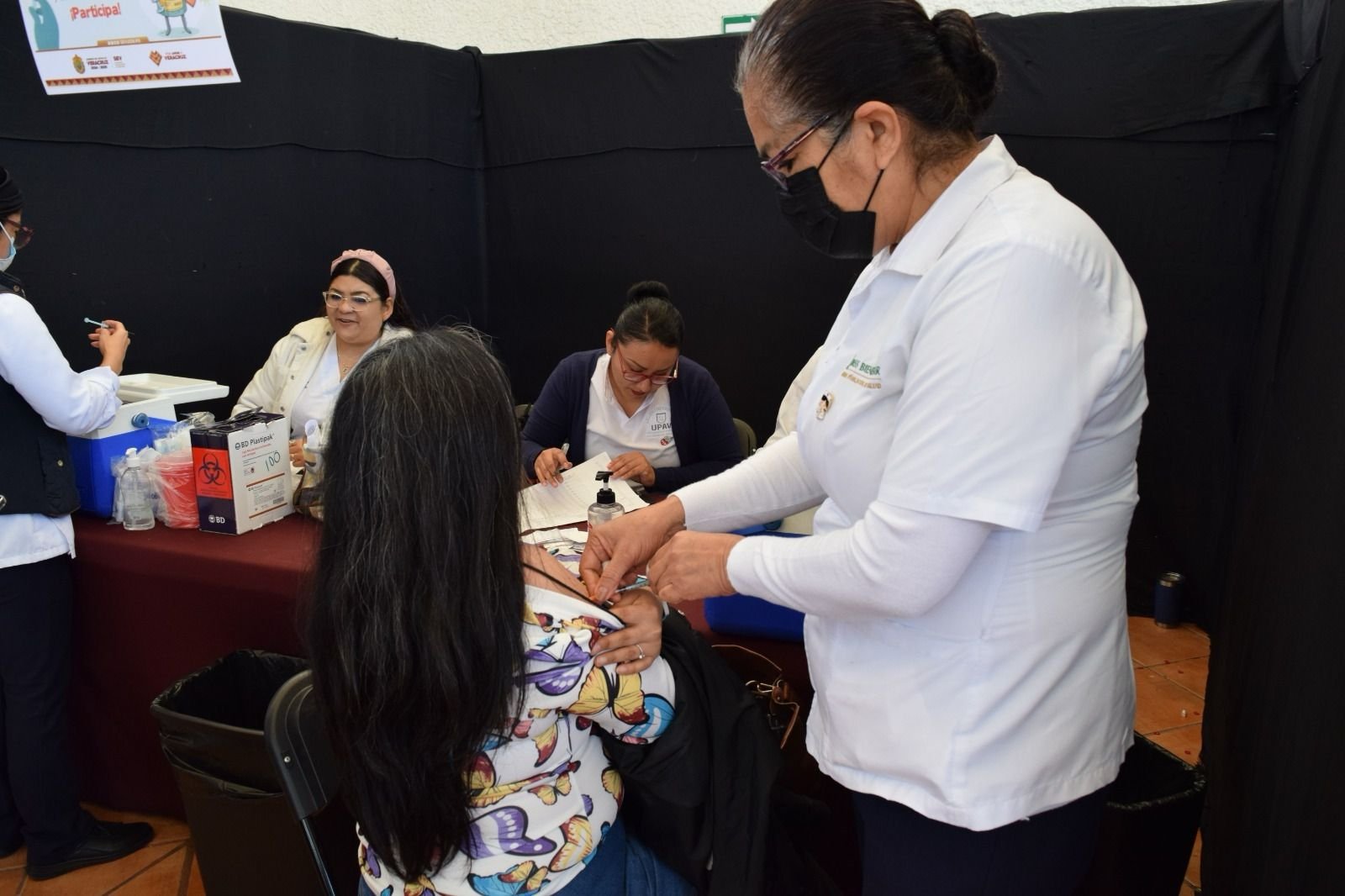 Refuerzan esquema de vacunación en oficinas centrales de la SEV