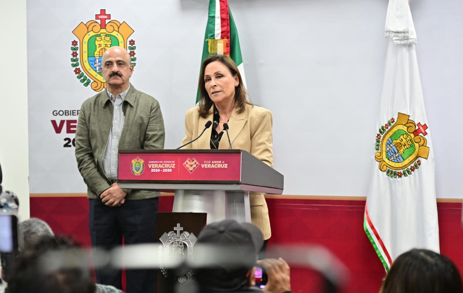 Rocío Nahle reafirma compromiso de combate a las causas del delito y reforzamiento en la seguridad Rocío Nahle reafirma compromiso de combate a las causas del delito y reforzamiento en la seguridad