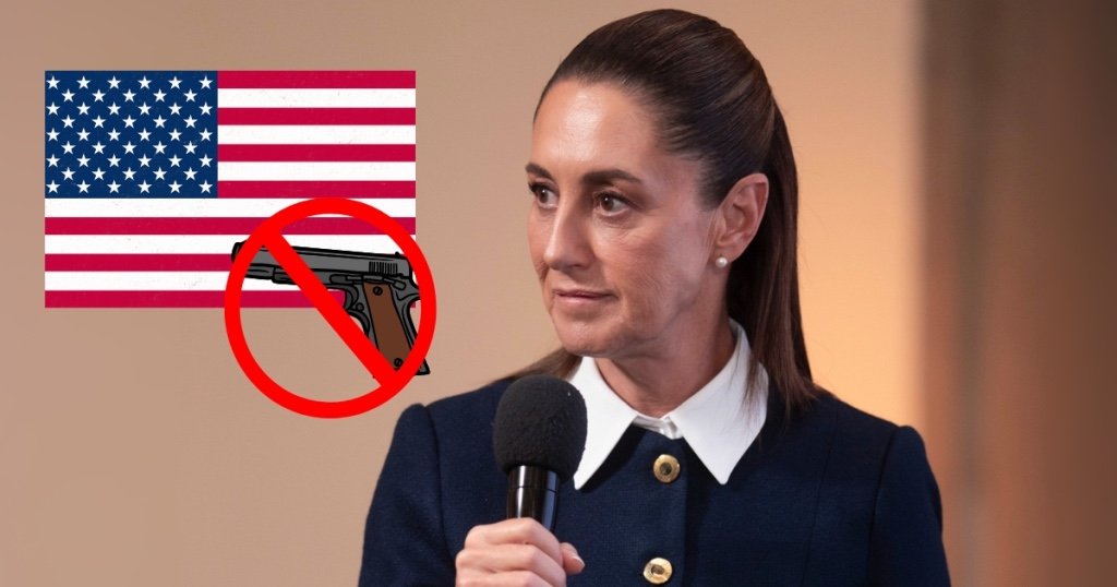 Sheinbaum exige a EU frenar tráfico de armas a México