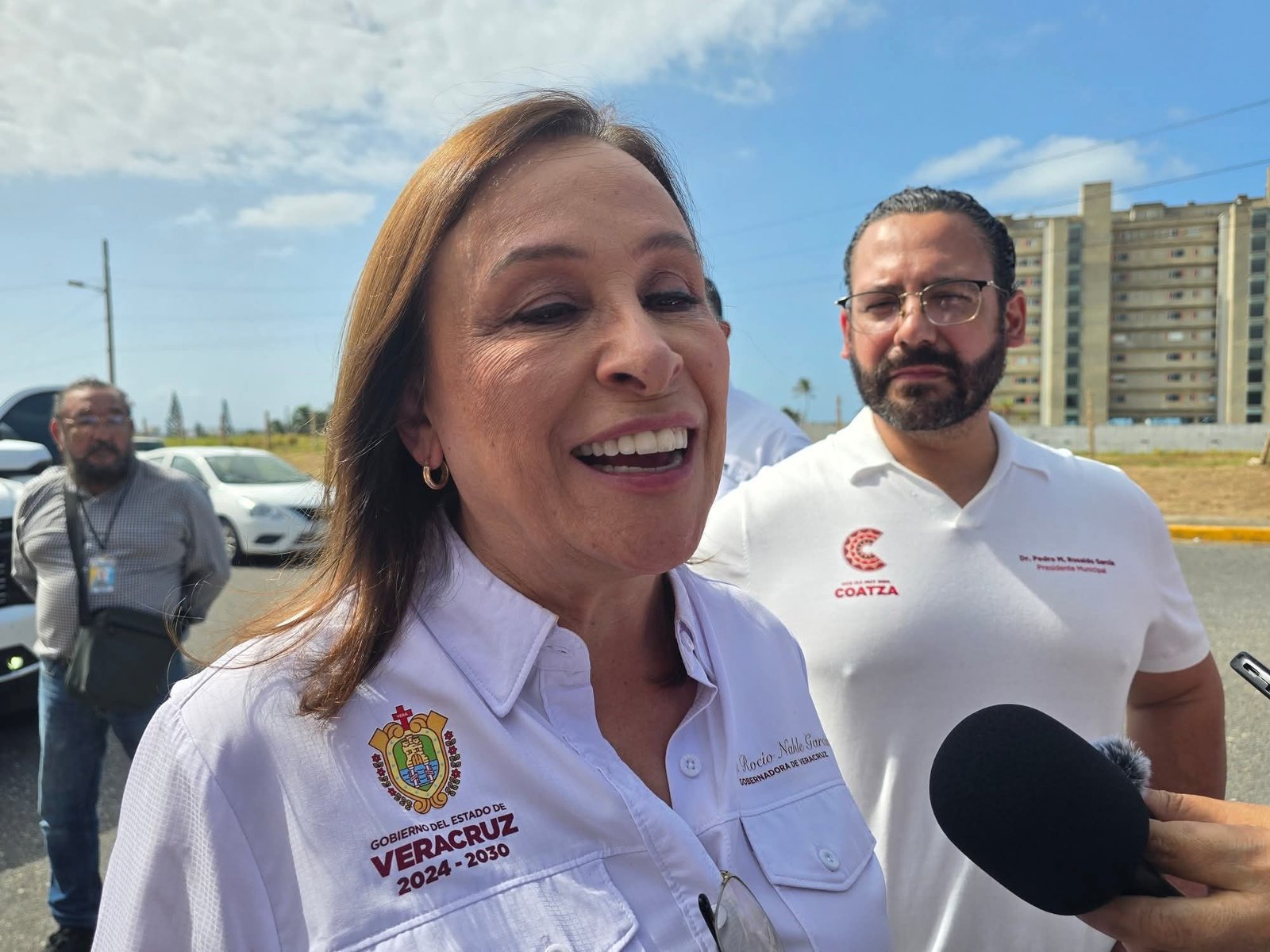 Nahle reconoce avances en Coatzacoalcos y afirma que la ciudad se ve limpia con el trabajo de Pedro Miguel
