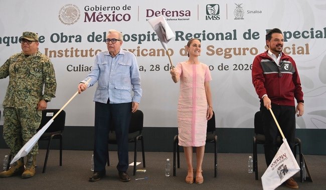 Presidenta da banderazo de salida a construcción del Hospital Regional de Especialidades del IMSS en beneficio de 762 mil derechohabientes Presidenta da banderazo de salida a construcción del Hospital Regional de Especialidades del IMSS en beneficio de 762 mil derechohabientes