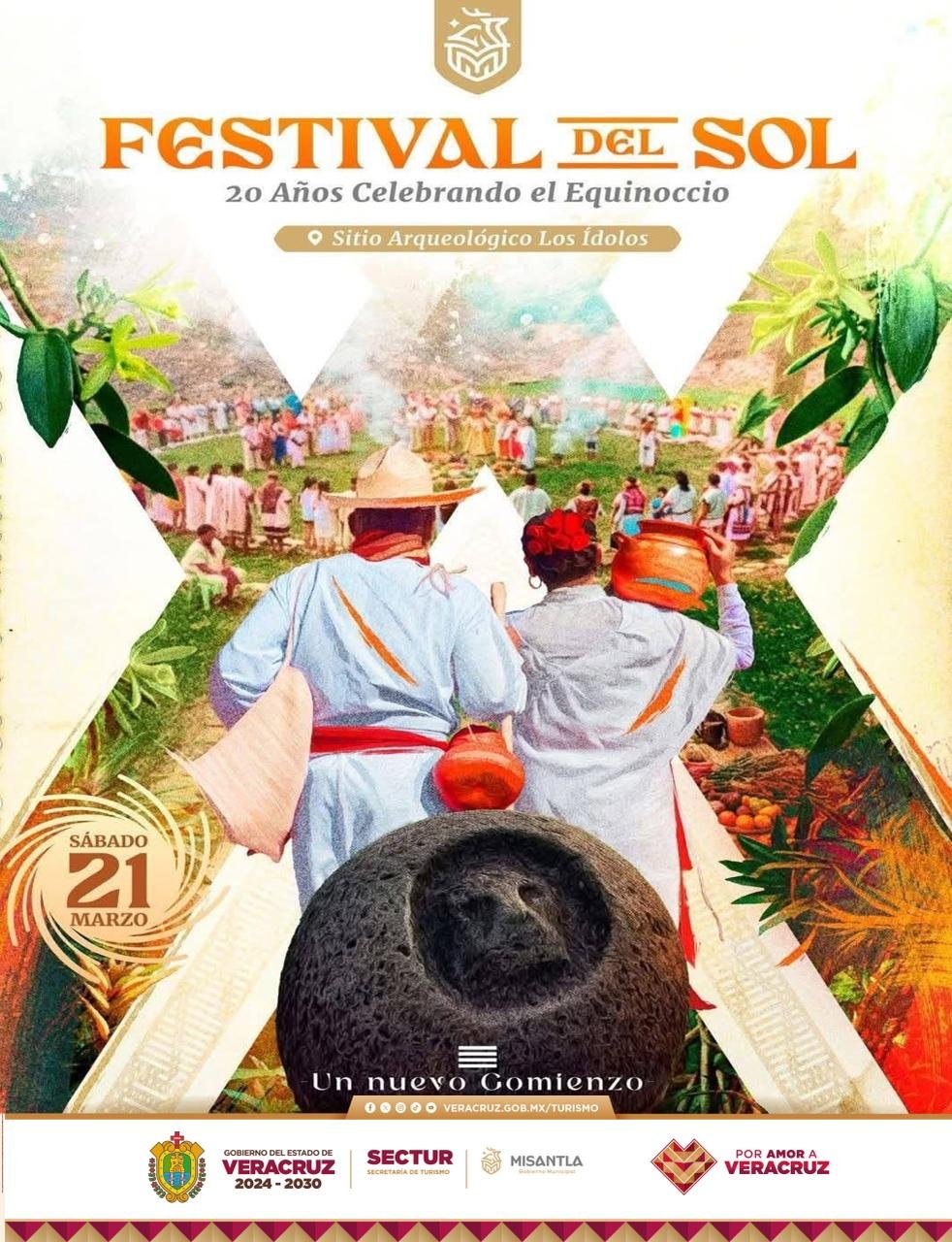 Invita SECTUR al Festival del Sol en el sitio arqueológico Los Ídolos Invita SECTUR al Festival del Sol en el sitio arqueológico Los Ídolos
