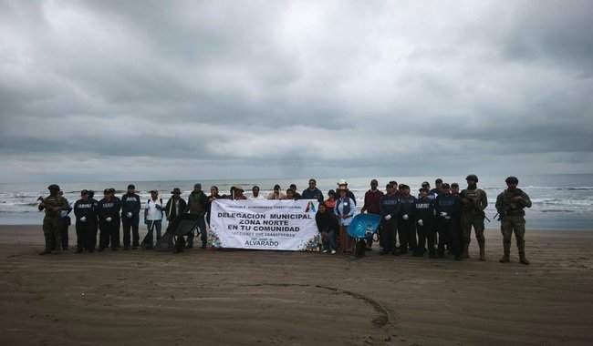 Se han recolectado 94.7 toneladas de residuos impregnados con hidrocarburo en playas de Veracruz y Tabasco Se han recolectado 94.7 toneladas de residuos impregnados con hidrocarburo en playas de Veracruz y Tabasco