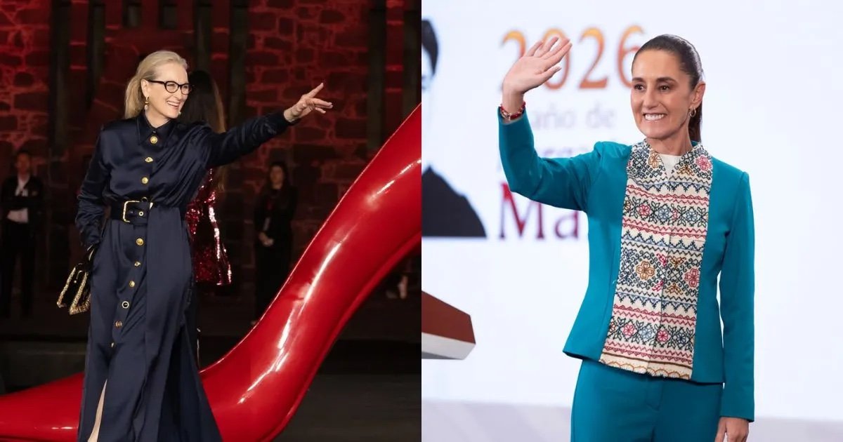 Meryl Streep elogia a Sheinbaum: “México ha dejado atrás a Estados Unidos”