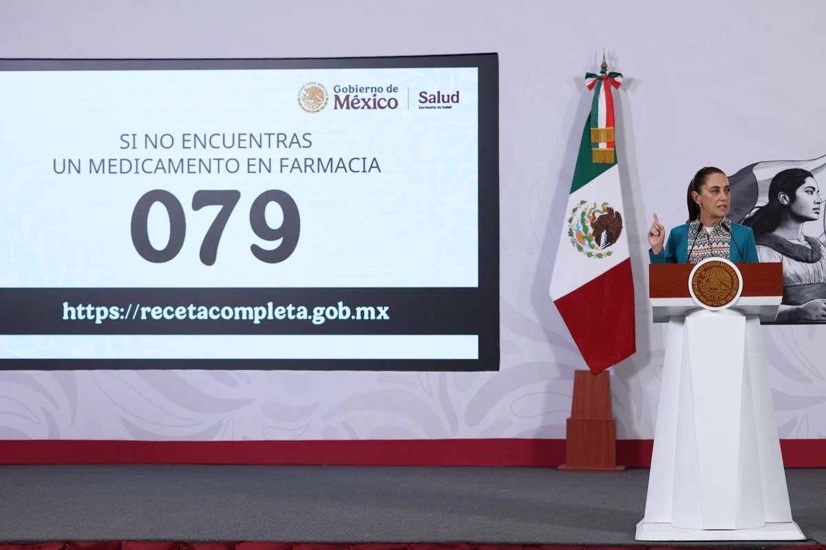 Abasto de medicamentos en farmacias públicas está al 97%, afirma Sheinbaum Abasto de medicamentos en farmacias públicas está al 97%, afirma Sheinbaum