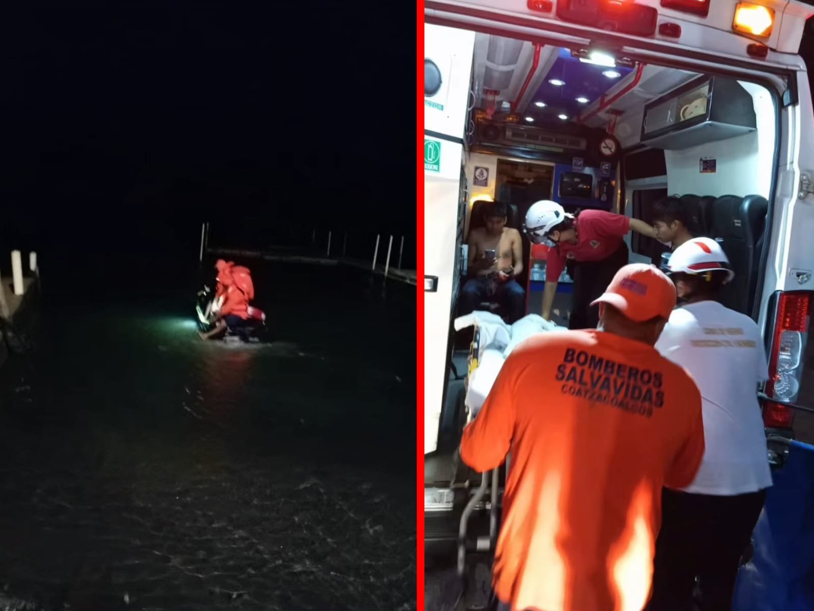 Rescatan a dos jóvenes tras naufragio en Las Barrillas; fueron trasladados a hospital Rescatan a dos jóvenes tras naufragio en Las Barrillas; fueron trasladados a hospital