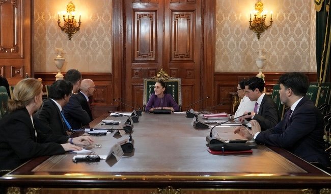 Presidenta Claudia Sheinbaum se reúne con el Alto Comisionado de las Naciones Unidas para los Derechos Humanos, Volker Türk