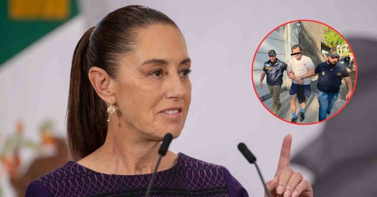 Sheinbaum busca deportación de Farías Laguna; él pide asilo político a Argentina