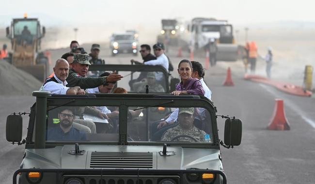 Tren Ciudad de México-Pachuca registra avance del 30% y genera 10 mil empleos: Presidenta Claudia Sheinbaum en recorrido de supervisión