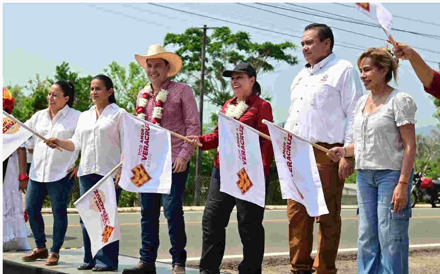 Cumple Rocío Nahle su palabra: entrega la totalidad de la carretera Isla–Santiago Tuxtla
