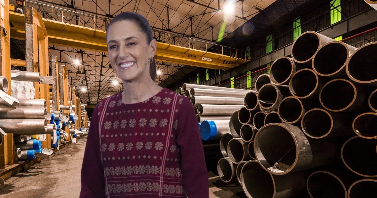 Sheinbaum logra acuerdo histórico para fortalecer industria del acero mexicano Sheinbaum logra acuerdo histórico para fortalecer industria del acero mexicano