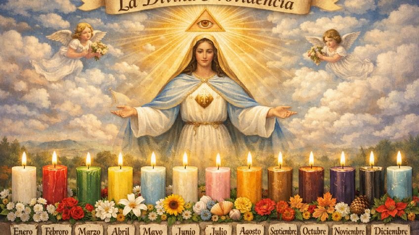 Velas de la Divina Providencia: ¿qué color se enciende en abril y qué significa?