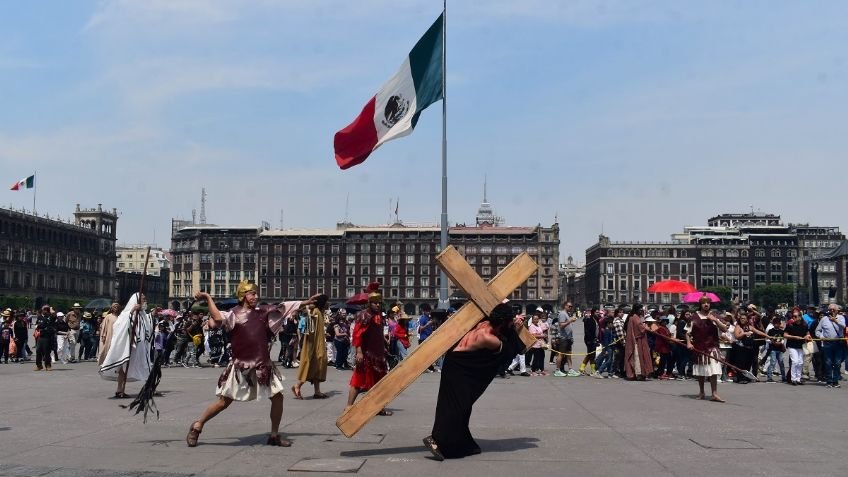 Se celebrarán 25 años de mostrar «La Pasión de Cristo» en el Zócalo Se celebrarán 25 años de mostrar «La Pasión de Cristo» en el Zócalo