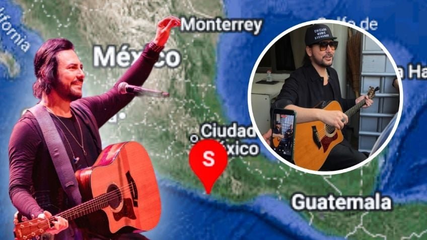 ¡Para el susto! Beto Cuevas canta en la calle ‘Enjoy the silence’ de Depeche Mode tras sismo de 5.6 | VIDEOS
