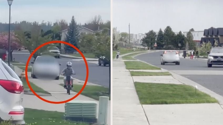 Captan a mujer de 56 años persiguiendo a niño para poder atropellarlo; vecinos tuvieron que ayudarlo | VIDEO Captan a mujer de 56 años persiguiendo a niño para poder atropellarlo; vecinos tuvieron que ayudarlo | VIDEO