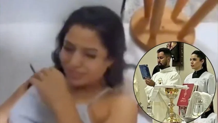 Hallan a sacerdote sosteniendo relaciones con la pareja de otro creyente dentro de su iglesia | Video Hallan a sacerdote sosteniendo relaciones con la pareja de otro creyente dentro de su iglesia | Video