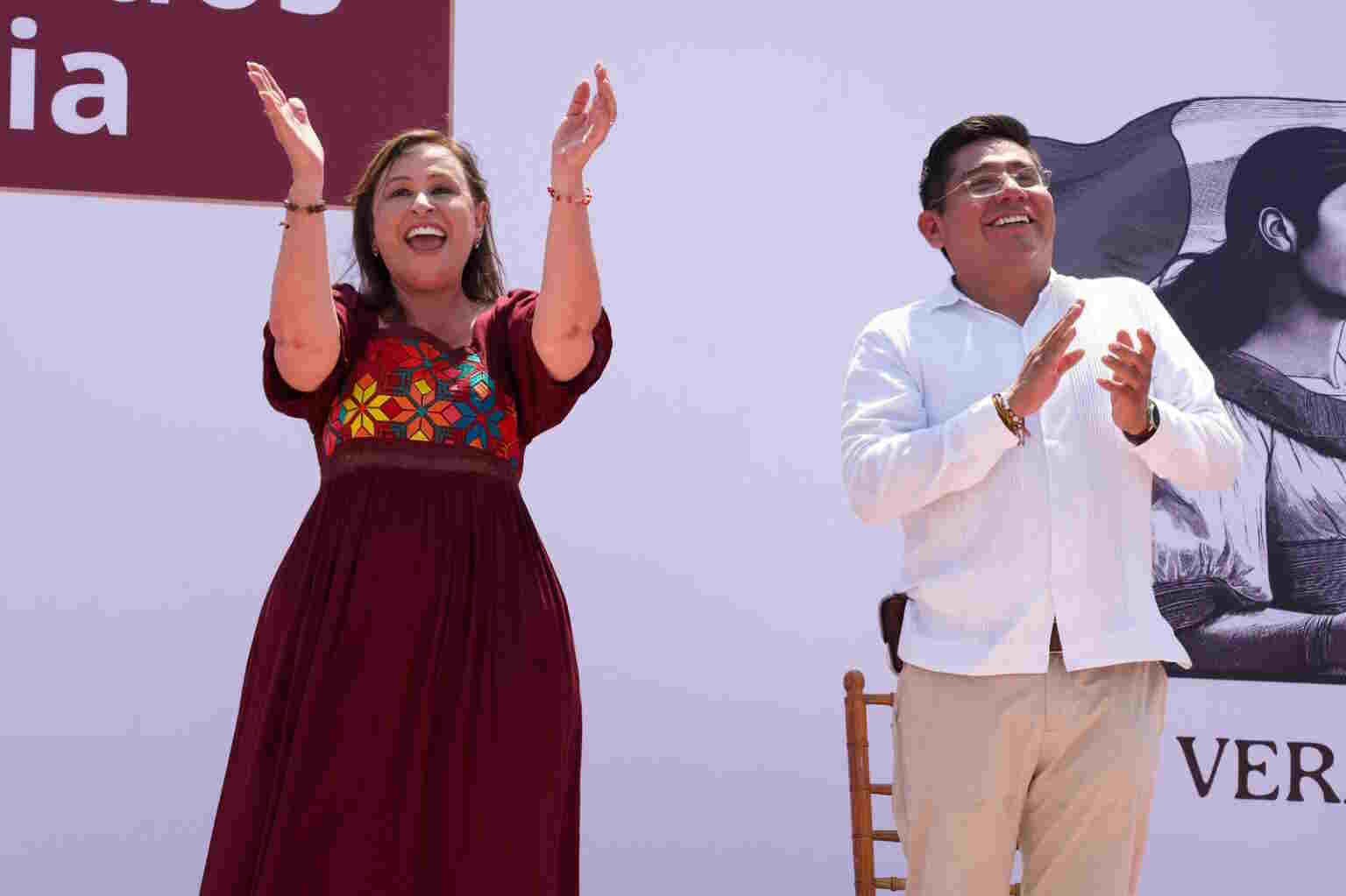 Rocío Nahle refrenda respaldo a Sheimbaum: «México no es botín para tentación de nadie»