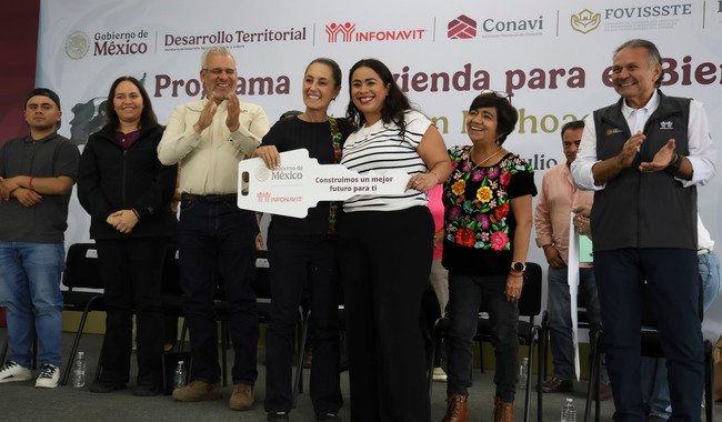 Estamos cumpliendo los sueños del pueblo de México: Presidenta entrega Viviendas del Bienestar en Morelia; la meta nacional es 1.8 millones Estamos cumpliendo los sueños del pueblo de México: Presidenta entrega Viviendas del Bienestar en Morelia; la meta nacional es 1.8 millones