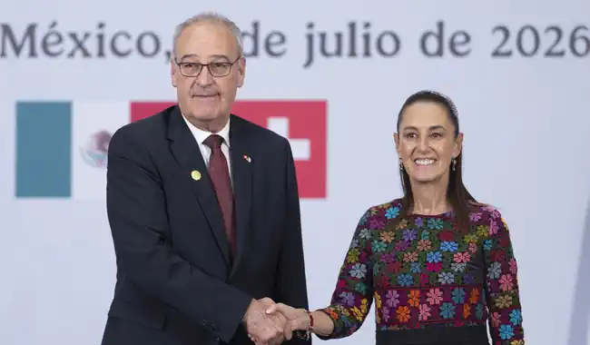 Vamos a seguir ampliando y diversificando nuestras relaciones: Presidenta tras reunión con el Presidente de Suiza, Guy Parmelin Vamos a seguir ampliando y diversificando nuestras relaciones: Presidenta tras reunión con el Presidente de Suiza, Guy Parmelin