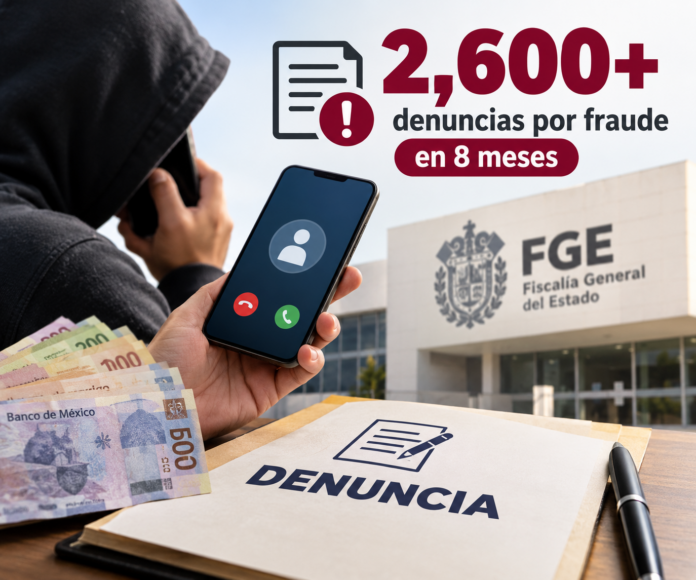 Llegaron a la FGE más de 2,600 denuncias por fraude en 8 meses Llegaron a la FGE más de 2,600 denuncias por fraude en 8 meses
