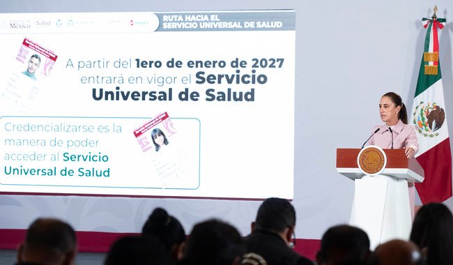 En enero inicia apertura de 12 mil 750 consultorios del Servicio Universal de Salud; disminuirán saturación en Centros de Salud: presidenta En enero inicia apertura de 12 mil 750 consultorios del Servicio Universal de Salud; disminuirán saturación en Centros de Salud: presidenta