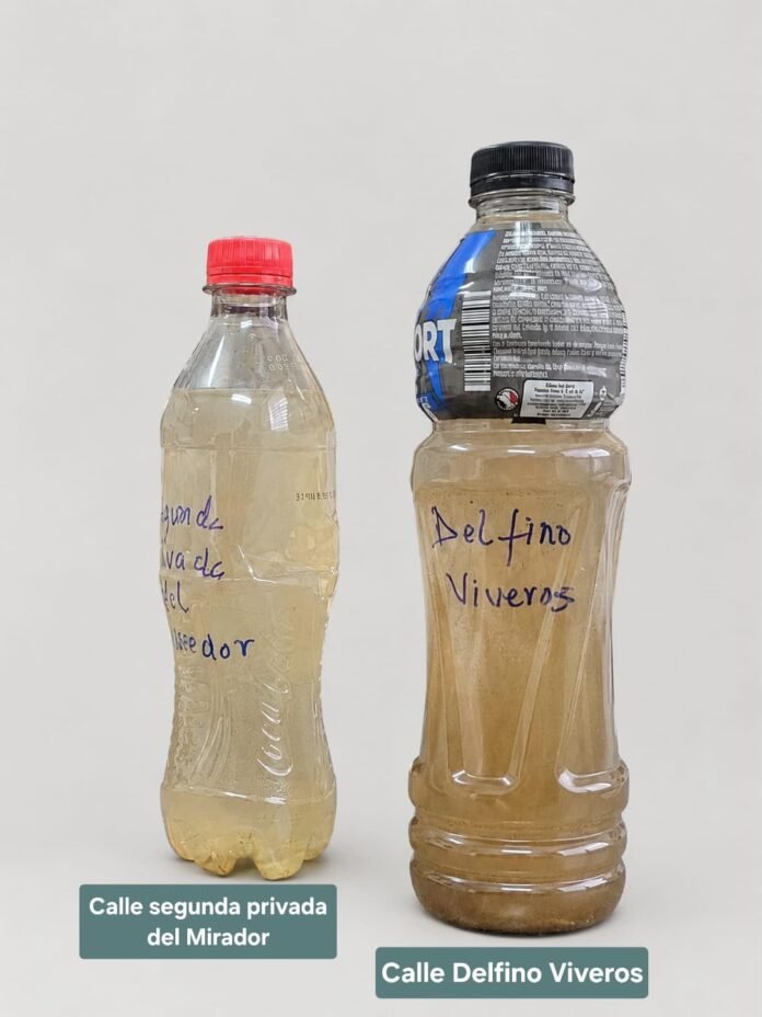Alerta sanitaria en Banderilla por agua contaminada; vecinos detectan coliformes Alerta sanitaria en Banderilla por agua contaminada; vecinos detectan coliformes