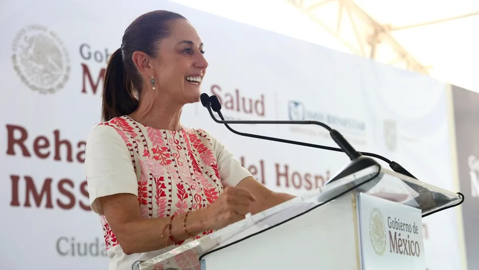 Sheinbaum inaugura hospital en Campeche y asegura que transformará el sistema de salud: «Que todo esté digitalizado» Sheinbaum inaugura hospital en Campeche y asegura que transformará el sistema de salud: «Que todo esté digitalizado»