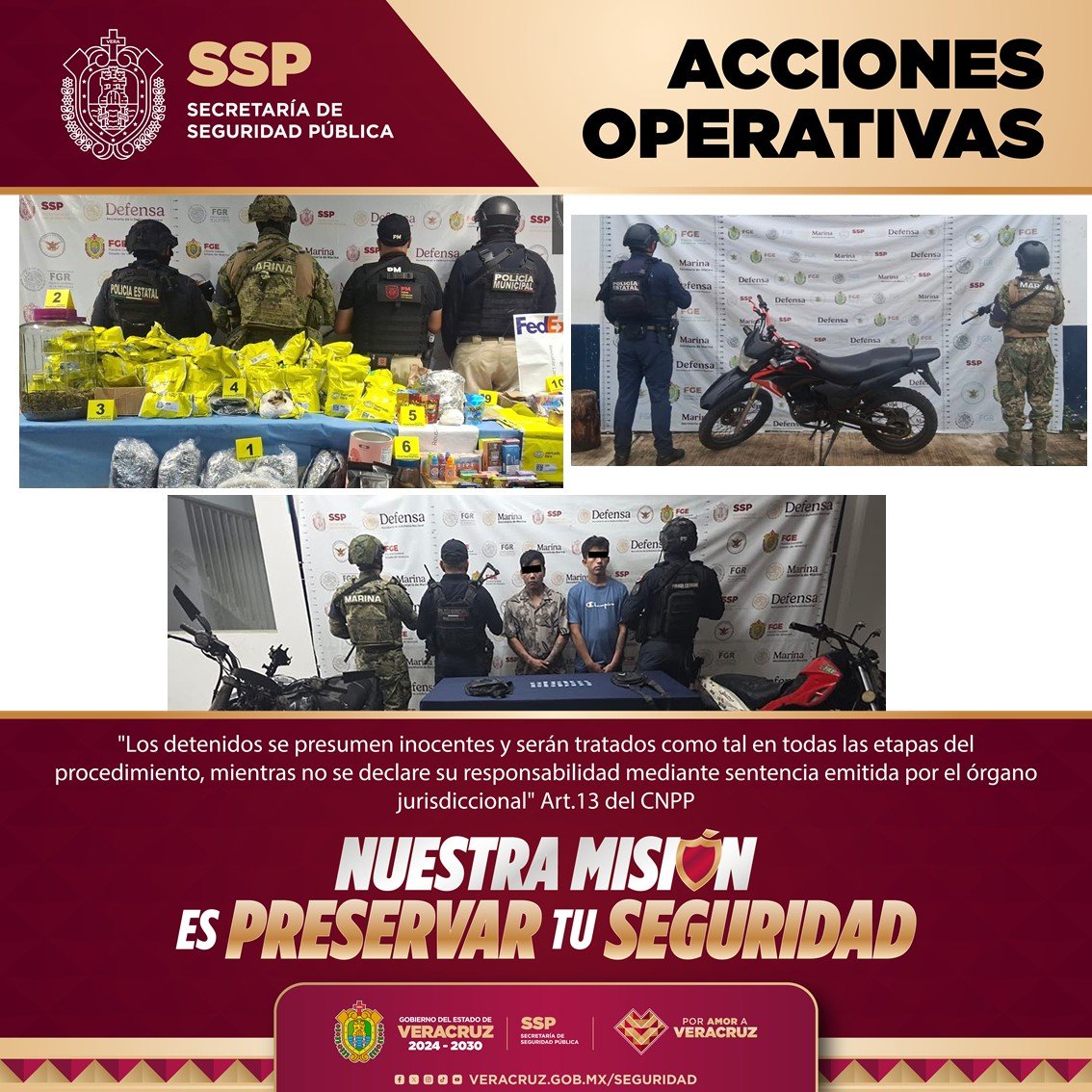 Aprehenden a 38 personas y decomisan más de 200 dosis de sustancias ilícitas: SSP Aprehenden a 38 personas y decomisan más de 200 dosis de sustancias ilícitas: SSP